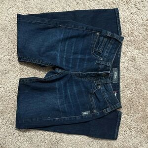 Women’s silver brand skinny jeans